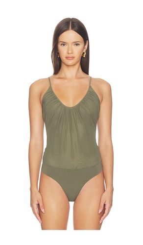 Gelina Ruched Bodysuit in . Size S. Also in M, L - L'AGENCE - Modalova