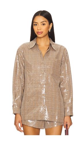 Checkmate Oversized Shacket in . Taglia S. Also in M, L - Line & Dot - Modalova