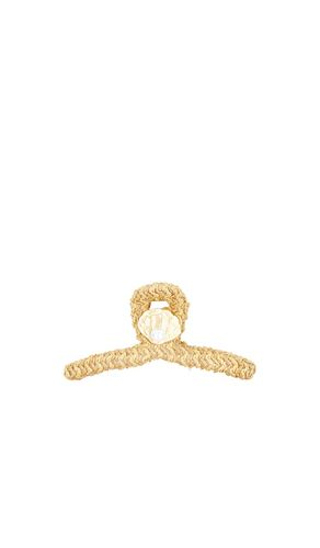 Raffia Shell Claw Clip in - Lele Sadoughi - Modalova