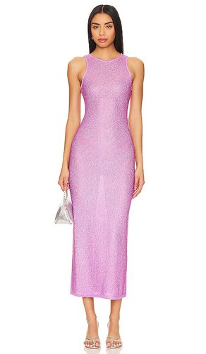 Vestido midi hollis sequin en color lavanda talla M en - Lavender. Talla M (también en S, XS) - Lovers and Friends - Modalova