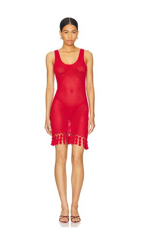 Minivestido consuelo crochet en color talla L en - Red. Talla L (también en S, XS) - Lovers and Friends - Modalova