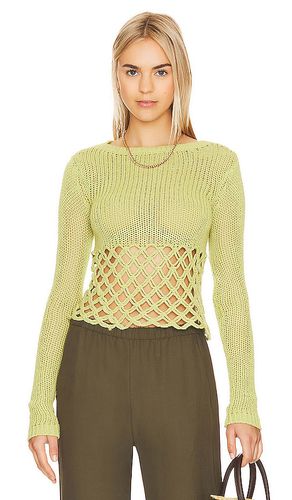 Clara Cropped Fishnet Pullover in . Taglia XS - Lovers and Friends - Modalova