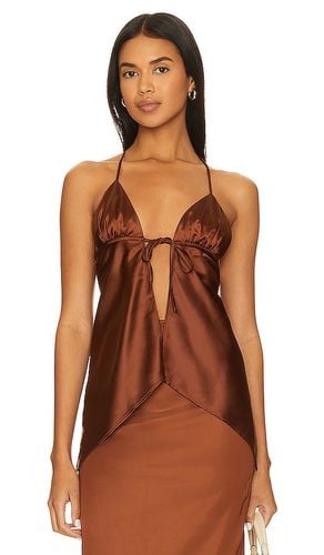 Ivy top en color chocolate talla M en - Chocolate. Talla M (también en S, XL, XS) - Lovers and Friends - Modalova