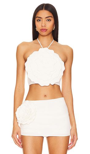 Zora crop top en color talla L en - White. Talla L (también en XS) - Lovers and Friends - Modalova