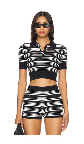 Yuki stripe polo en color negro talla M en - Black. Talla M (también en L, S, XL, XS) - Lovers and Friends - Modalova