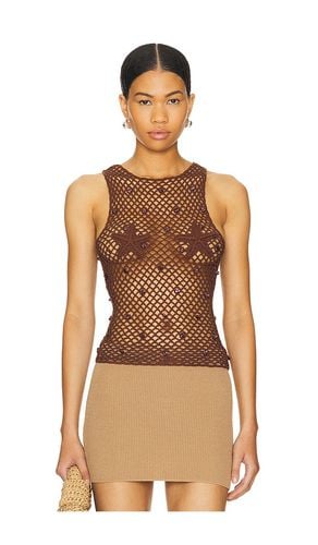 Ottavia crochet top en color talla L en - Brown. Talla L (también en M, S) - Lovers and Friends - Modalova