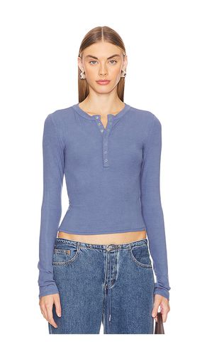 Amber henley top en color azul talla L en - Blue. Talla L (también en M, S, XL, XS) - Lovers and Friends - Modalova