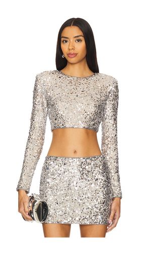 Crystal Sequin Cropped Top in . Size M. Also in S - Lovers and Friends - Modalova