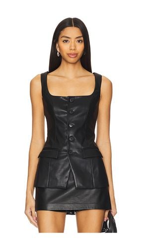 Kara Faux Leather Top in . Taglia S, XL, XS, XXS - Lovers and Friends - Modalova