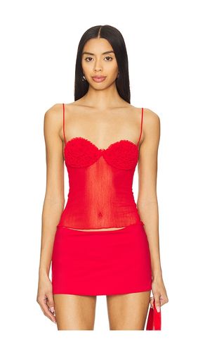 Steph sheer top en color talla L en - Red. Talla L (también en M, S, XL, XS) - Lovers and Friends - Modalova