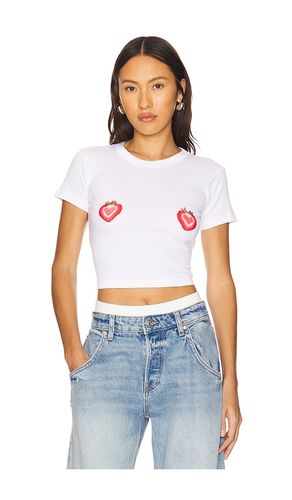 Camiseta strawberry hearts en color talla M en - White. Talla M (también en S, XS) - Lovers and Friends - Modalova