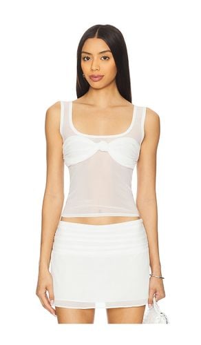 Nani sheer top en color talla L en - White. Talla L (también en M, S, XL, XS, XXS) - Lovers and Friends - Modalova