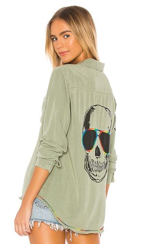 Camisa de botones sloan en color verde talla L en - Green. Talla L (también en M, XL) - Lauren Moshi - Modalova