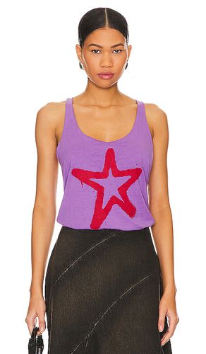 Camiseta tirantes maisie airbrush elements en color morado talla M en - Purple. Talla M (también en L) - Lauren Moshi - Modalova
