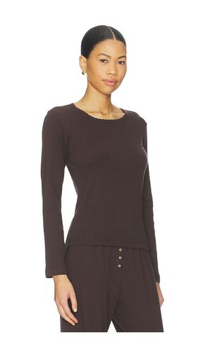 Pointelle Slim Fit Long Sleeve in . Size M. Also in XS - LESET - Modalova