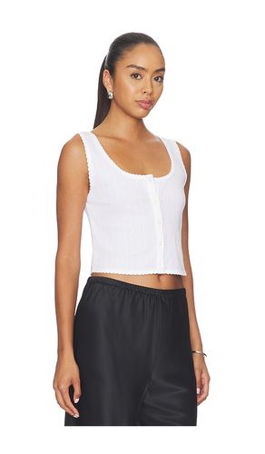 Pointelle Button Down Tank in . Size M. Also in XL - LESET - Modalova
