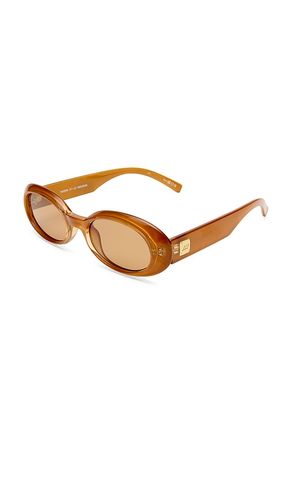 Work it sunglasses in color brown size all - Le Specs - Modalova
