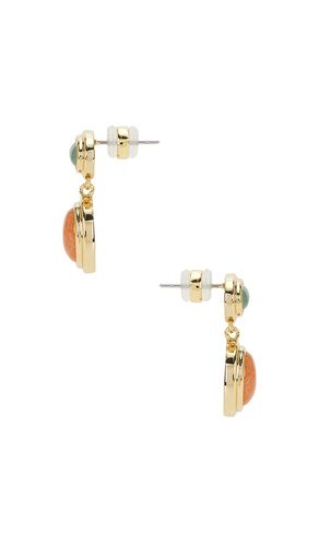 Sunset Double Stone Studs in - Luv AJ - Modalova