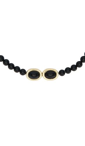 The midnight mesa beaded necklace in color black size all - Luv AJ - Modalova