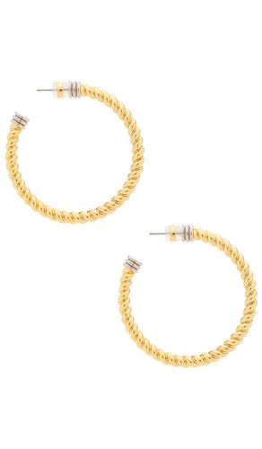 The xl sierra rope hoops eaarring in color metallic size all - Luv AJ - Modalova