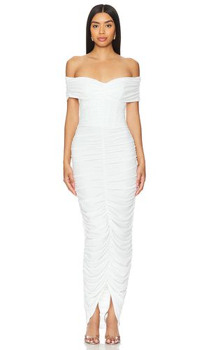 Vestido largo sigourney en color talla L en - White. Talla L (también en M, S, XL, XS, XXS) - MAJORELLE - Modalova