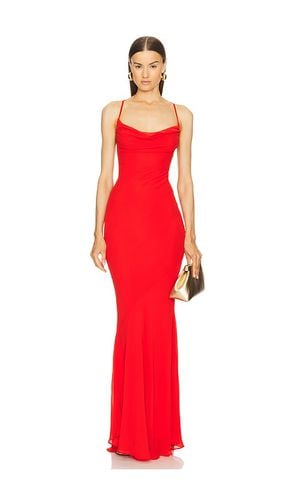 Vestido largo chloe en color rojo talla L en - Red. Talla L (también en M, S, XL, XS) - Michael Costello - Modalova