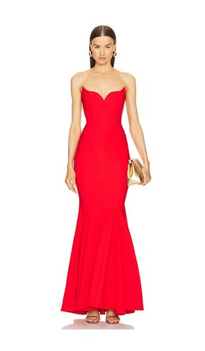 Vestido largo billie en color talla L en - Red. Talla L (también en M, S, XS, XXS) - Michael Costello - Modalova