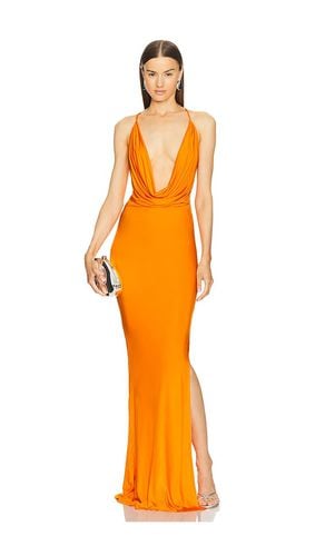 Vestido largo raquel en color naranja talla L en - Orange. Talla L (también en M, S, XS, XXS) - Michael Costello - Modalova