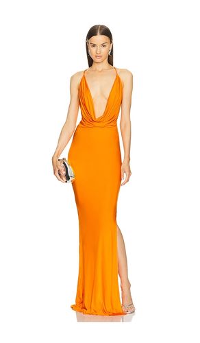 Vestido largo raquel en color naranja talla M en - Orange. Talla M (también en S, XS) - Michael Costello - Modalova