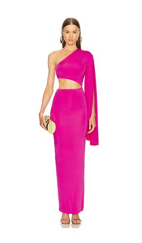 Vestido largo aaliyah en color fucsia talla M en - Fuchsia. Talla M (también en L, S, XL, XS, XXS) - Michael Costello - Modalova