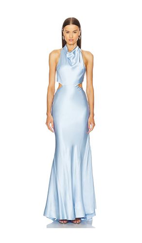 Vestido largo anya en color talla L en - Baby Blue. Talla L (también en M, S, XL, XS, XXS) - Michael Costello - Modalova