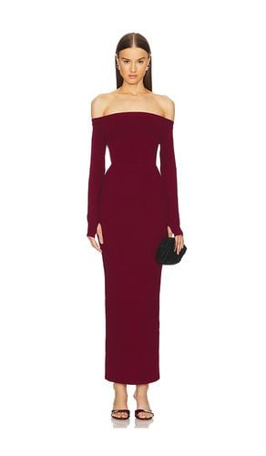 Vestido off shoulder en color burgundy talla M en - Burgundy. Talla M (también en XXS) - Michael Costello - Modalova