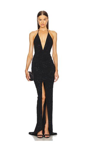 Vestido largo astoria en color talla L en - Black. Talla L (también en M, S, XL, XS, XXS) - Michael Costello - Modalova