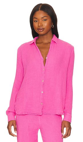 Camisa abotonada leo en color rosado talla S en - Pink. Talla S (también en XS) - Michael Stars - Modalova