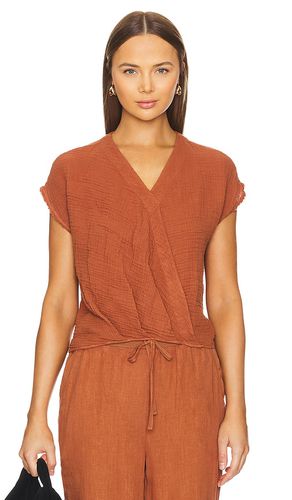 Top blusa evie en color marrón talla L en - Brown. Talla L (también en M, S, XS) - Michael Stars - Modalova