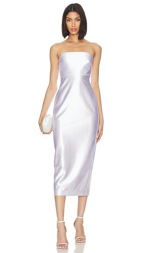 Opal Satin Strapless Dress in . Size M - MILLY - Modalova