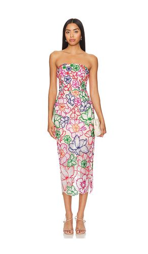 Cascading Floral Embroidered Dress in . Size 10, 2, 4 - MILLY - Modalova
