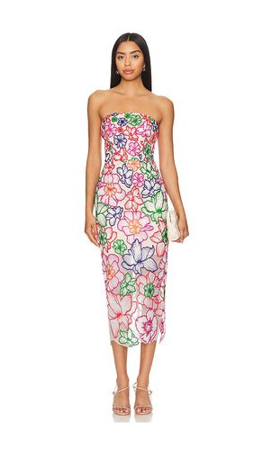 Cascading Floral Embroidered Dress in . Size 10, 2, 6, 8 - MILLY - Modalova