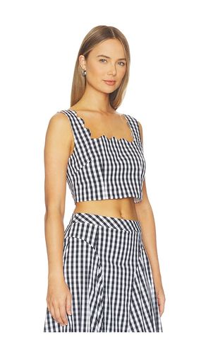 Mia Gingham Top in ,. Taglia P. Also in S, M, L - MILLY - Modalova