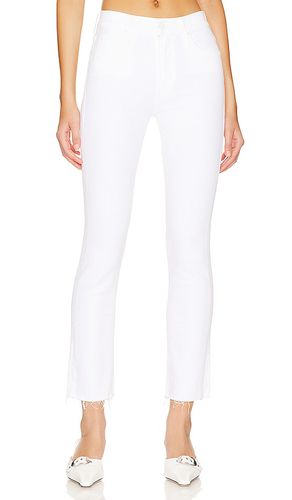 The mid rise dazzler ankle fray en color blanco talla 33 en - White. Talla 33 (también en 34) - MOTHER - Modalova