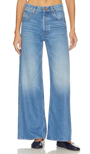 Jeans anchos de talle medio double dip nerdy en color azul talla 27 en - Blue. Talla 27 (también en 28, 29, 30, 31, 34) - MOTHER - Modalova