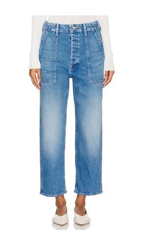 Pierna recta patch pocket private flood en color denim claro talla 24 en - Denim-Light. Talla 24 (también en 25, 26, 27, 28 - MOTHER - Modalova