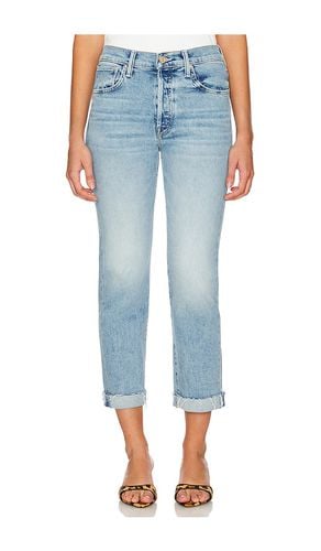 Pierna recta scrapper cuff ankle fray en color denim claro talla 25 en - Denim-Light. Talla 25 (también en 26, 27, 28, 29, 30 - MOTHER - Modalova