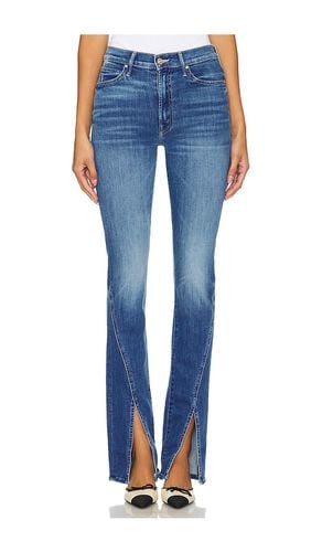 Pierna recta rascal sliced up heel en color denim-medium talla 25 en - Denim-Medium. Talla 25 (también en 32, 33) - MOTHER - Modalova