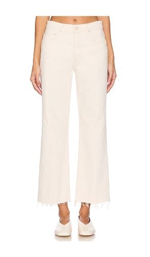 Pierna recta de talle medio maven ankle fray en color crema talla 23 en - Cream. Talla 23 (también en 24, 25, 26, 27, 28, 29 - MOTHER - Modalova