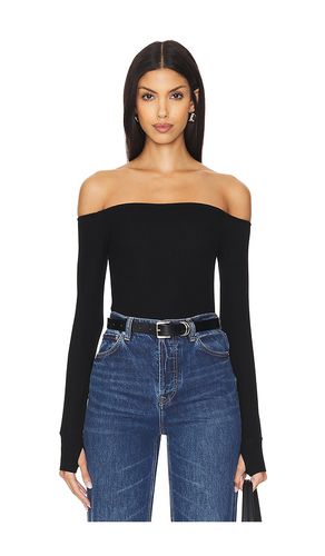 Lanny Off Shoulder Long Sleeve Top Double Layered Top in . Size M, S - Michael Lauren - Modalova