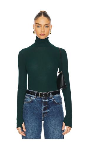 Top con cuello alto arlen en color verde talla L en - Green. Talla L (también en M, S, XL, XS) - Michael Lauren - Modalova