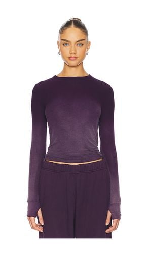 Alick Long Sleeve Fitted Top W/ Thumbhole Top in . Taglia M, S, XS - Michael Lauren - Modalova