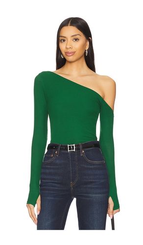 Top un hombro en color verde talla L en - Green. Talla L (también en M, S, XL, XS) - Michael Lauren - Modalova