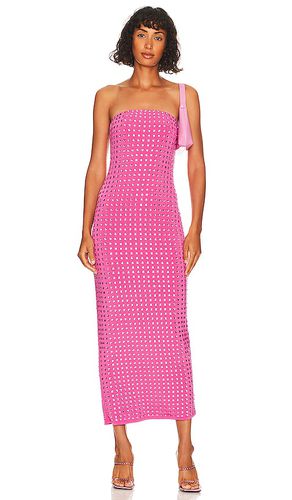 Vestido midi james en color talla L en - Pink. Talla L (también en M, S, XL, XS, XXS) - NBD - Modalova